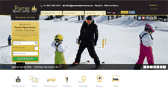 Desktop Screenshot of premieralpinecentre.com